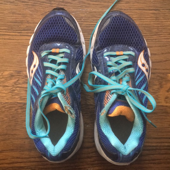 Saucony blue size 6 sneakers - Picture 1 of 4